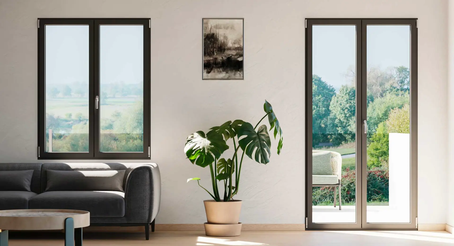 Aluplus C30 Ventana Aluminio